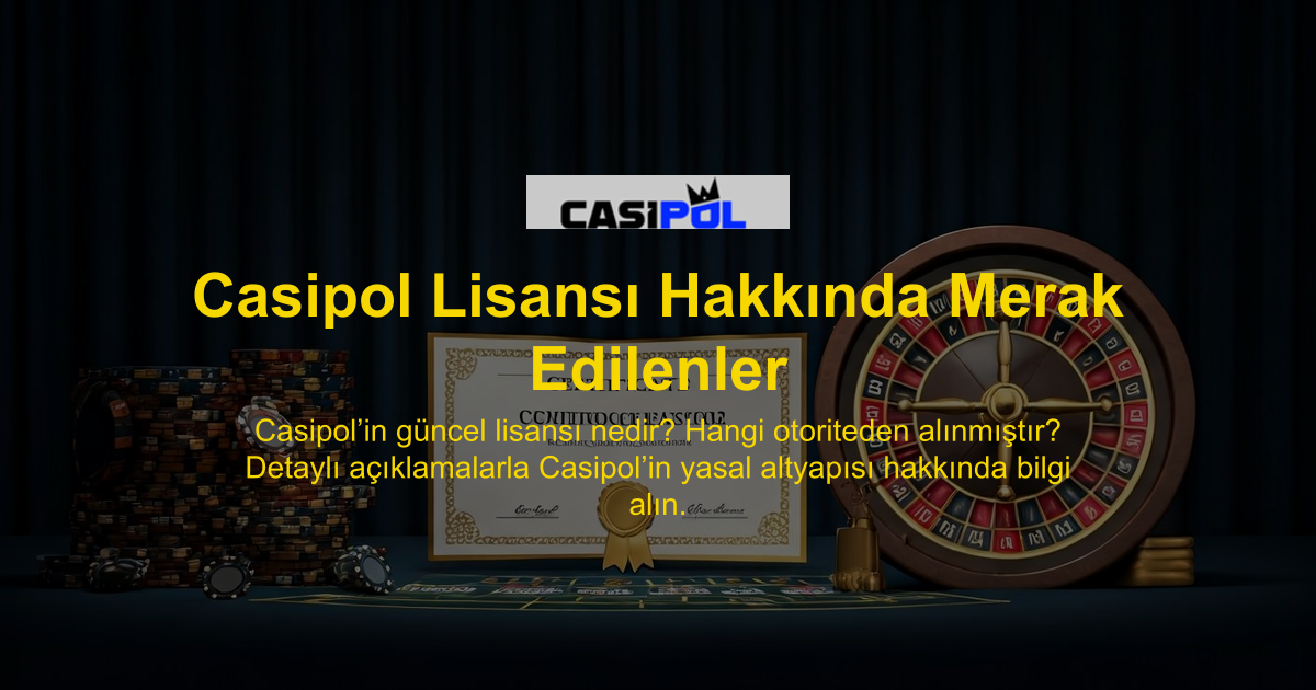 Casipol Lisansı Hakkında Merak Edilenler